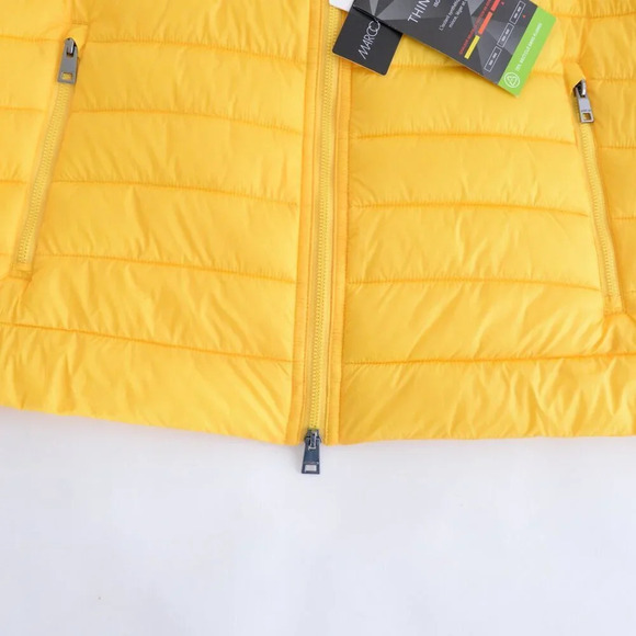 Marc Cain Bright Yellow Lightweight Puffer Outdoor 3M Thinsulate  Jacket Size 3 - Picture 8 of 15